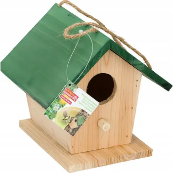 Pro ptáka Dřevěný domeček pro ptáky, ptačí budka, závěsná