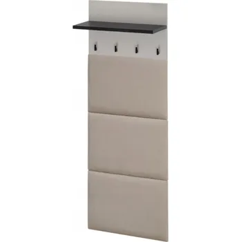 Komoda Čalouněný panel s poličkou HUGO typ H kašmír