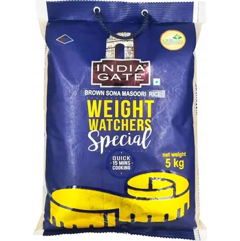 Příloha Hnědá rýže Sona Masoori Weight Watchers Special India Gate 5 kg