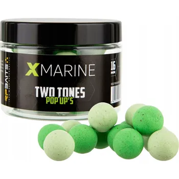Boilies Nástraha Plovoucí boilies Pop-Up RP Baits Xmarine Two Tones Pop Up 16 mm