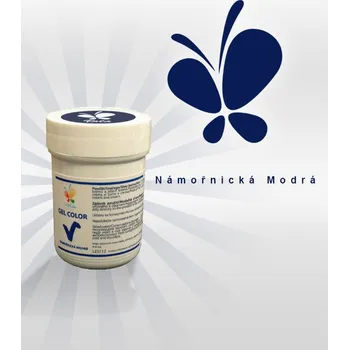 Gelová barva (námořnická modrá) 30 g/kelímek