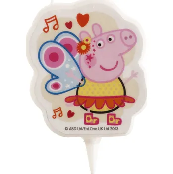 Svíčka na dort Prasátko Pepa 7,5cm - Dekora | Cukrářské potřeby