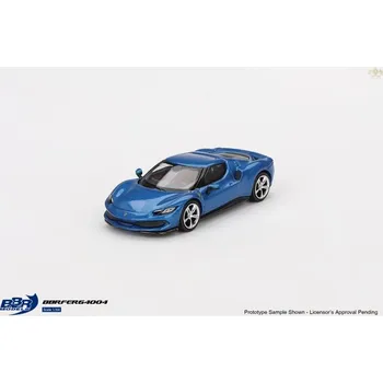 autíčko BBR MODELS Ferrari 296 GTB Modrá Corsa 1:64