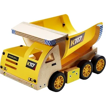 Dřevěná hračka Sklápěčka - stavebnice Dump Truck Kit Stanley Jr OK006-SY