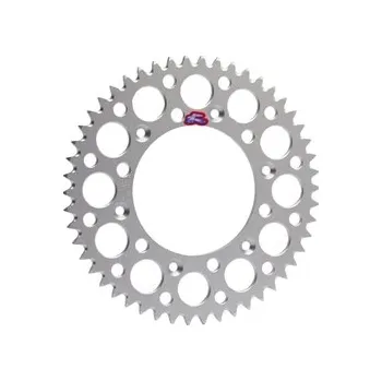 Řetězová sada pro motocykl Rozeta Renthal UltraLite Chainwheels Silver KTM SX85 / Husqvarna TC85 / GasGas MC85, Počet zubů 49