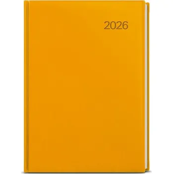 Diář Baloušek Tisk - Oskar - Vivella - týdenní diář 2026, okrový, A5