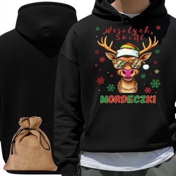 Pánská mikina Dárek na Mikuláše Mikina pod vánoční stromeček Sob Mordičky XS