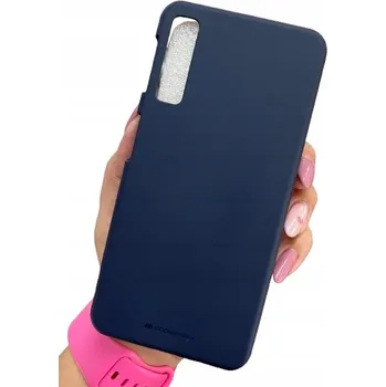 Pouzdro na mobilní telefon Zadní Kryt Mercury goospery pro Samsung Galaxy A7 2018 modrá
