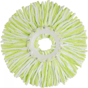 nahárada k mopu Náhradní hlavice na rotační mop Mopio – žinylkový 42 cm, zeleno - bílý 3410/3