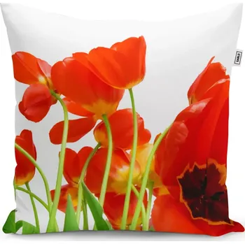 Polštář Sablio Polštář Tulipány - 50x50 cm