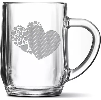 Sklenice Sablio Půllitr Srdce: 0,5