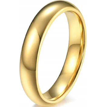 Prsten Zlatý prsten z nerezové oceli 4mm Velikost 20