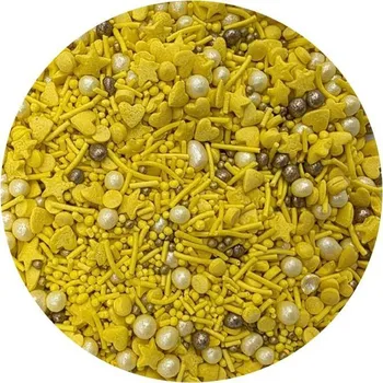 Cukrové zdobení Zlatý mix 80g - I LOVE CAKES | Skvělé pro Váš domácí dort