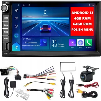 Auto Hi-Fi AUTORÁDIO 2DIN S ANDROID 1.3" PRO VW TRANSPORTER T5 2003–2009 DSP WIFI BT WIFI 4GB + 64GB