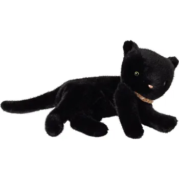 Hračka Maileg Plyšové spící koťátko Black Medium