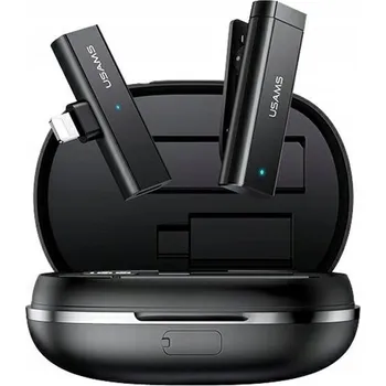 Mikrofon Usams Bezdrátový klopový mikrofon Lightning