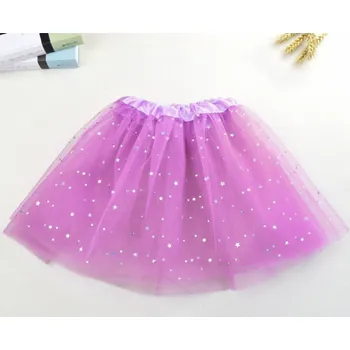 Dětská móda LED svítící sukně růžová 90 - 135 cm