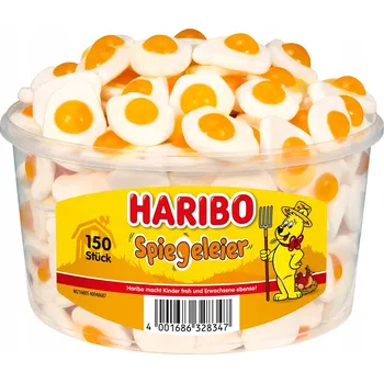 Bonbon Haribo Želé Bonbony sázená vejce z Německa 150 Ks/975g