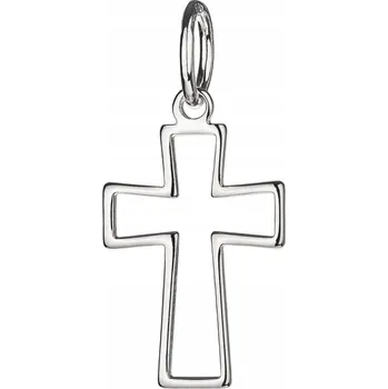 Přívěsek Stříbrný Minimalistický Křížek Malý Kříž Stříbro Přívěsek na Řetízek