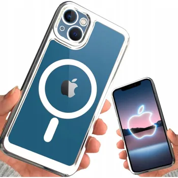 Pouzdro na mobilní telefon Zadní Kryt MBM pro Apple iPhone 13 stříbrný