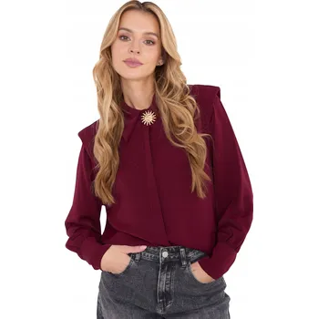 Dámská košile Elegantní klasická dámská košile s bufetovým rukávem