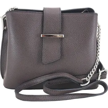 Barberinis kabelka z pravé kůže hnědá