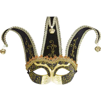 Karnevalová maska Benátská maska na oči Widmann, plastová, vícebarevná