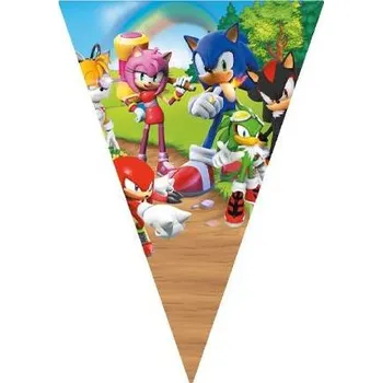 Párty vlaječky ježek Sonic - Cakesicq | Cukrářské potřeby
