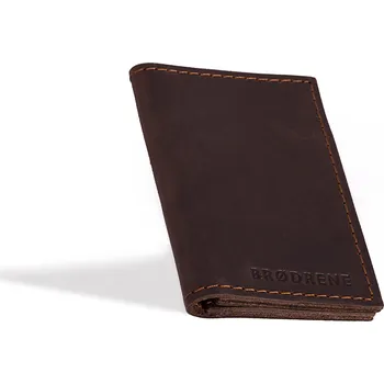 Peněženka Brødrene pánská kožená peněženka hnědá - muž