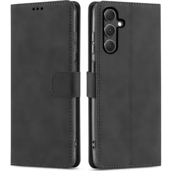 Pouzdro na mobilní telefon Pouzdro s klopou KrainaGSM pro Samsung Galaxy A55 5G, černé