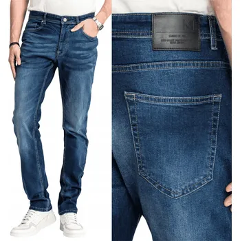 Pánské džíny Pánské džíny Marcus Felix 2079 Střih Straight Fit, Denim W32 L30