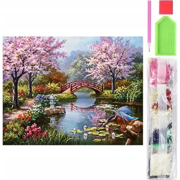 Obraz DIAMANTOVÁ VÝŠIVKA Květiny Diamond Painting MOZAIKA 5D