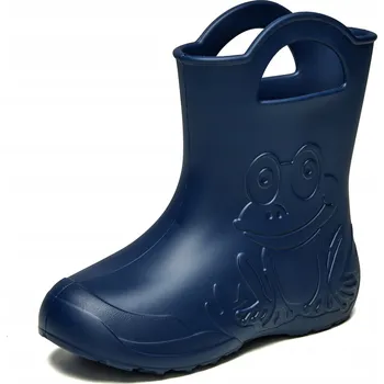 Dívčí holínky Holínky Žabky lehké pěnová guma LADEHEID Tmavě modrá 24-25