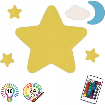 Lampička Noční lampa Koala Wood, vícebarevná