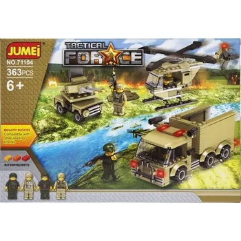 ostatní stavebnice Stavebnice Jumei TAKTICKÉ SLUŽBY 363 dílů 38 x 26 cm