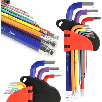 Klíč IMBUSOVÉ KLÍČE IMBUSY HEX 1.5-10mm 9 KUSŮ FALON