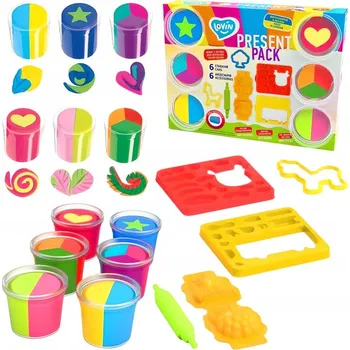 Modelovací hmota Velká kreativní sada Modelína plastelíny Modelovací Hmota na plastelínu Vzory