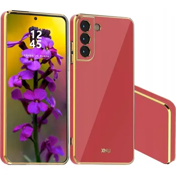 Pouzdro na mobilní telefon Zadní Kryt RCBR pro Samsung Galaxy S21 FE 5G GLAMOUR COLOR CASE červený