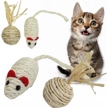Hračka pro kočku Pet Nova Hračka Pro Kočky Myška s míčkem