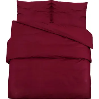Povlečení Sada povlečení z mikrovlákna, 140x200 cm, bordó (vínová)