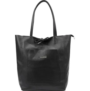 Kabelka Dámská kabelka MiaMore 01-060 DOLLARO černá + doprava zdarma