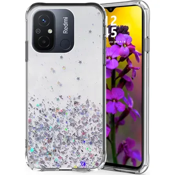 Pouzdro na mobilní telefon Zadní Kryt RCBR pro Xiaomi Redmi 12C BROKAT CASE bezbarvý