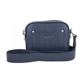 Kabelka Barberinis kabelka přes rameno přírodní kůže lícová modrá