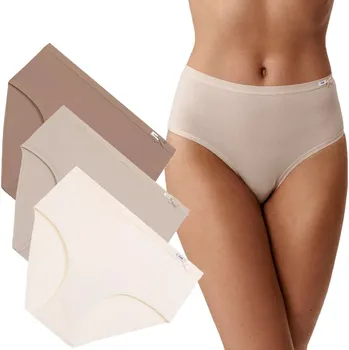 Dámské spodní prádlo Kalhotky Atlantic 3CLP-016B Jz25 Ecrc/bez/bezc XL (42) béžová/ecru