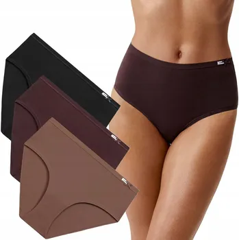 Kalhotky Atlantic Kalhotky 3CLP-016B Jz25 Capj/czk/cza L (40) černá/hnědá