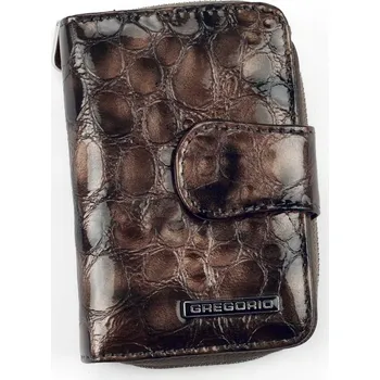 Peněženka Gregorio peněženka z pravé kůže šedá Gregorio FZ-115 - dámská