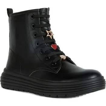 Dámská treková obuv Dívčí kotníková obuv Geox J PHAOLAE 31 Černá, Zlatá, Červená