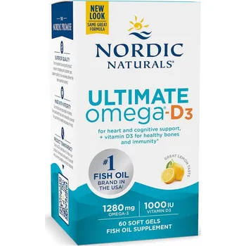Nordic Naturals Ultimate Omega D3 60 cps.