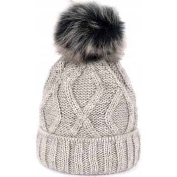 Čepice Szaleo zimní čepice béžová, univerzální velikost