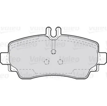 Brzdová destička Sada brzdových destiček, kotoučová brzda VALEO 301549